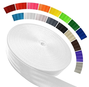 Nhà Sản Xuất Tùy Chỉnh 48Mm Rộng Vành Đai Chỗ Ngồi UV & Chịu Nhiệt Twill Nylon Vải Trắng Cuộn Sọc Thắt Lưng Cho Xe Ô Tô Và Túi Xách - Product Image 1