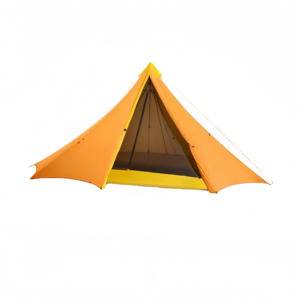 Tente pyramidale tout temps avec une circulation efficace de la chaleur pour un abri chaud et sec pendant les aventures de <span class=keywords><strong>camping</strong></span> hivernal - Product Image 3