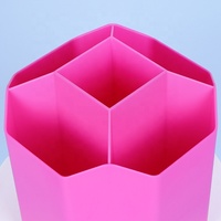 SUNSHING Organisateur de bureau multifonction rotatif à 360 degrés à 5 compartiments, porte-stylos, pot à crayons, boîte de rangement pour pinceaux de maquillage