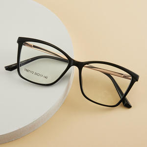 Monturas de Gafas Cat Eye Tr87172, Montura Completa, Protección Anti Luz Azul, Gafas Unisex Modernas con Diseño de Mariposa - Product Image 3