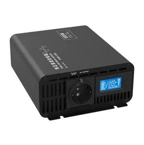 600W Power Inverter, DC 12V to 120V AC Converter for Vehicles Car, Pure Sine Wave