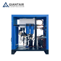 Séchoir d'air industriel avec LOGO personnalisé avec voyant lumineux 3.8m3/min Compresseur de sécheur d'air à filtre fin intégré 30HP