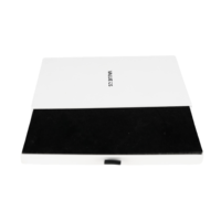 Boîtes à tiroirs blanches avec logo personnalisé boîte à loutres en papier carton emballages de coques de téléphone emballage de boîte cadeau coulissante avec insert