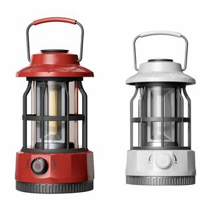 Camping <b>Lantern</b> Rechargeable Battery Warm White Light Outdoor Portable Tent Lighting Cob Led Lamp - Product Image 3