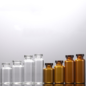 Botella de 2-30 ml, Botella Transparente de 10 ml con Cierre a Presión, Ampolla Teal para Polvo Liofilizado, Líquido Inyectable, Frascos para Medicamentos - Product Image 2