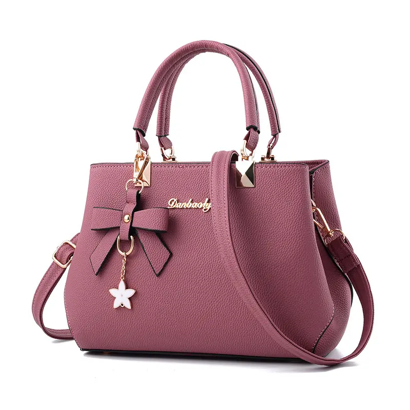 2023 wholesale brand fashion lady large bow Sac a Main Messenger Bags Women pu Leather handbag women