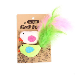 Pet fabbrica di moda all'ingrosso popolare divertente gatto giocattoli di peluche Set con carta di carta di imballaggio - Product Image 3