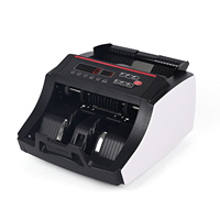 Compteur de billets LED 03E avec détection UV MG IR MT, double empileur frontal, machine de comptage automatique de billets pour banque