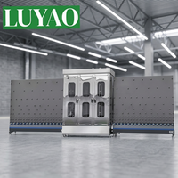 Machine de lavage, de nettoyage et de séchage de verre plat vertical