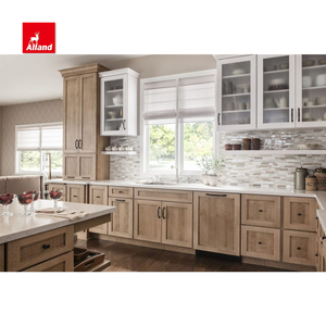 Allandcabinet modulare Nordic Shaker stile grigio acero armadi da <span class=keywords><strong>cucina</strong></span> con lavello e marmo controsoffitto - Product Image 4