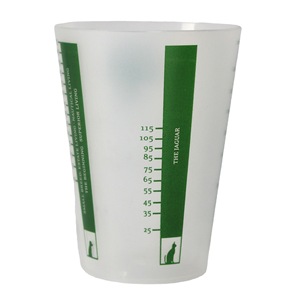 Tasses givrées transparentes en plastique de 400ml avec logo personnalisé - Product Image 1