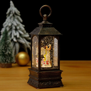 Nueva Lámpara de Aceite Decorativa con Luz y Música, con Efecto de Nieve, para Exhibición en Ventanas de Hoteles y Centros Comerciales, Decoración Navideña - Product Image 2