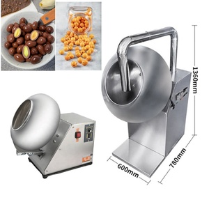 Machine d'enrobage automatique pour chocolat et sucre, polisseuse pour noix et bonbons avec plaque chauffante en arc - Product Image 1