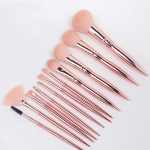 ชุดแปรงแต่งหน้า <span class=keywords><strong>AIQI</strong></span> Professional 12 ชิ้น สีโรสโกลด์ แปรงแต่งหน้าคุณภาพดีเยี่ยมสำหรับรองพื้น อายแชโดว์ คอนทัวร์ เครื่องสำอาง อุปกรณ์แต่งหน้าสำหรับใบหน้า - Product Image 4