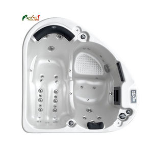 Fabrik preis 2 Personen Whirlpool Spa Pool Eck massage freistehende Badewanne für Hotel/Bad - Product Image 2