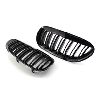 Calandre avant en plastique ABS de haute qualité pour BMW série 6 E63 2006-2010 mise à niveau Double ligne capot gril voiture Auto pièces de rechange