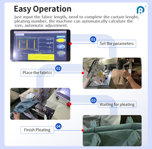 <b>Automatic</b> Curtain Pleat Stitching <b>Machine</b> for Blinds Production Fast Precise <b>Sewing</b> Equipment - Product Image 4