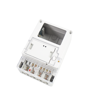 Caja <span class=keywords><strong>de</strong></span> control <span class=keywords><strong>de</strong></span> medidor <span class=keywords><strong>de</strong></span> energía inteligente eléctrica <span class=keywords><strong>de</strong></span> plástico ABS blanco Caja <span class=keywords><strong>DE</strong></span> SEGURIDAD impermeable para electricidad monofásica - Product Image 3