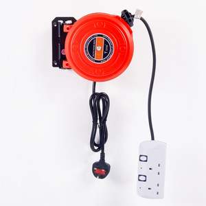 Avvolgitubo elettrico in acciaio inox <span class=keywords><strong>da</strong></span> <span class=keywords><strong>giardino</strong></span> retrattile a parete scatola per tubo dell'acqua piccolo <span class=keywords><strong>avvolgicavo</strong></span> retrattile - Product Image 1