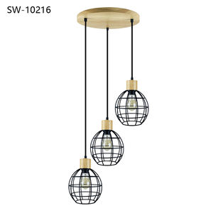 <strong>Cage</strong> Pendant Lamp Modern Nordic Home Indoor Living Room Chandelier Pendant <strong>Light</strong> for Country Home Office - Product Image 5