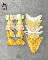 Productiebedrijf Nieuw Ontwerp Bikini Op Maat Snel Droogende Zwemkleding Strandkleding Luxe Privé Logo Dames Bikini