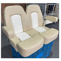 Banc de siège de bateau deux places de luxe de qualité marine Sièges de bateau Banquette pliable