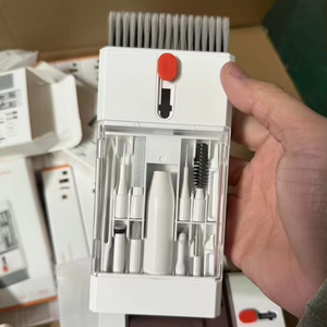 <span class=keywords><strong>Kit</strong></span> <span class=keywords><strong>de</strong></span> Limpieza <span class=keywords><strong>de</strong></span> Teclado, <span class=keywords><strong>Kit</strong></span> <span class=keywords><strong>de</strong></span> Limpieza <span class=keywords><strong>de</strong></span> Electrónicos con Cepillo Grande Retráctil, <span class=keywords><strong>Kit</strong></span> <span class=keywords><strong>de</strong></span> Herramientas Multiusos Portátil 20 en 1 para Teléfonos - Product Image 1