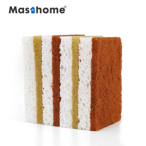 Éponge à récurer en cellulose naturelle Éponge à <span class=keywords><strong>vaisselle</strong></span> en sisal biodégradable pour la cuisine Éponge à pâte de bois <span class=keywords><strong>lavable</strong></span> et réutilisable pour le nettoyage de la <span class=keywords><strong>vaisselle</strong></span> - Product Image 1