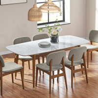 Ensemble Salle à Manger Moderne de Luxe 4 Pièces, Meubles de Cuisine Table et Chaises pour Maison Atelier Entrée Entrepôt