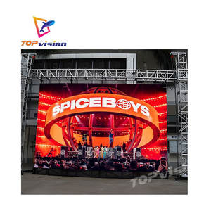 Topvision Park kare doğal Spot sütun Led açık ekran P3.91 HD tam renkli Led reklam ekranı kiralama ekranı - Product Image 4