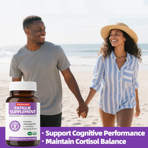 Support du système surrénalien OEM Gestionnaire de cortisol Puissant Ashwagandha L-Tyrosine Maintenir l'équilibre Cortisol Santé Fatigue Supplément - Product Image 4