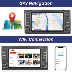 Podofo 2 + 64GB 7 ''Android Car Radio Auto Carplay Autoradio GPS WIFI FM RDS HIFi pour VW/Touareg/Transporter/Multivan 2004-2009 - Product Image 3