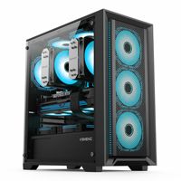 Torre de Computadora OEM ODM con Ventana de Vidrio Templado, Gabinete RGB, CPU ATX, Caja de PC para Juegos