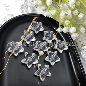 Transparent Acrylic Star <b>Beads</b> 3D Five Pointed Shape For Jewelry Making DIY Craft Materials Loose <b>Beads</b> Chaozhou Origin - Product Image 5