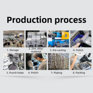 Móc tường Áo kệ lưu trữ hợp kim nhôm móc mới lạ tự tường kim loại cửa móc móc áo - Product Image 5