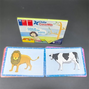 Custom <strong>Printed</strong> Cardboard Playing <strong>Cards</strong> for Kids Offset and Screen <strong>Printed</strong> Sight Words on Stone <strong>Paper</strong> Material - Product Image 3