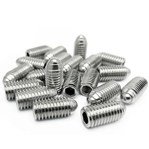 SS304 inoxidable/12,9 negro hexagonal cabeza esférica tornillo resorte prensado cargado émbolo M2.5 M3 M4 M5 M6 M8 M10 M12 - Product Image 6