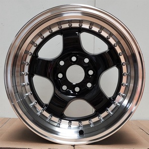 F881431 Llantas y Ruedas de Aluminio Personalizadas de 15 Pulgadas 15x7 15x8 4x100 4x114.3 para Automóvil, Cubierta para Volante de Automóvil, Cubo de Rueda - Product Image 3