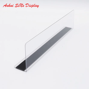 Diviseurs d'étagères en fil acrylique pour pharmacie en plastique PVC avec aimants - Product Image 2