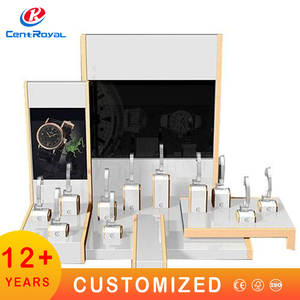 Bán buôn tùy chỉnh thiết kế sang trọng Acrylic chủ trang sức Showcase truy cập đồng hồ hiển thị đứng cho dây đeo cổ tay đồng hồ Showcase khay - Product Image 4