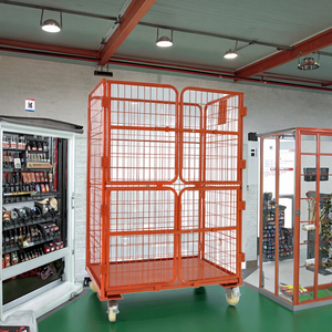 Tùy Chỉnh Có Thể Gập Lại Nhiệm Vụ Nặng Nề Dây & Thép Doanh thu Cuộn Container Tuyệt Vời Đa dạng Cho Siêu Thị Kho Hàng Hóa Thiết Bị Lưu Trữ - Product Image 3