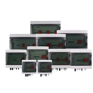 IEC TUV CE IP65 Waterproof and dustproof ABS + PC DC PV Array strings Combiner Box For Off/On Grid Solar panel Power System