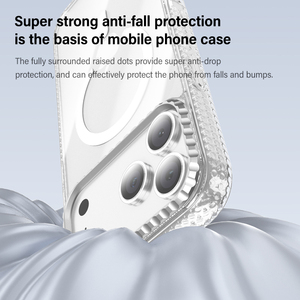 Sang trọng từ Trong Suốt TPU trường hợp điện thoại với phí không dây chống vàng thiết kế chống thấm nước cho <span class=keywords><strong>iPhone</strong></span> 15 Pro Max 16 17 skyqi - Product Image 5