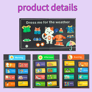 2025 Mon premier calendrier quotidien Feutre Flanelle Conseil Histoires Préscolaire Classe Apprentissage Contes Mur Activité - Product Image 4