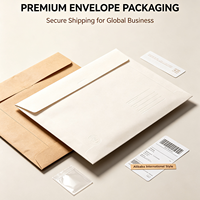 Kit de Sobres para Documentos Comerciales Premium, Bolsas de Envío Acolchadas para Logística Transfronteriza, Sobres de Papel Kraft de Varios Tamaños