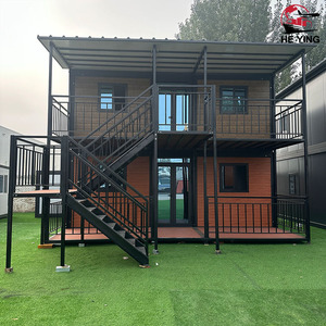 20FT 접이식 모듈식 스틸 컨테이너 하우스 확장 가능한 2 층 홈 플랜 3 4 5 사무실 또는 빌라용 침실 - Product Image 2