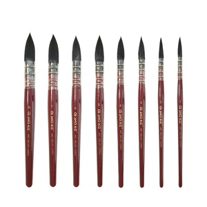 NOUVEAU Fournitures d'art Pinceaux professionnels pour vadrouille pinceaux ronds d'artiste pour la <span class=keywords><strong>peinture</strong></span> à l'encre à la gouache à l'aquarelle - Product Image 5