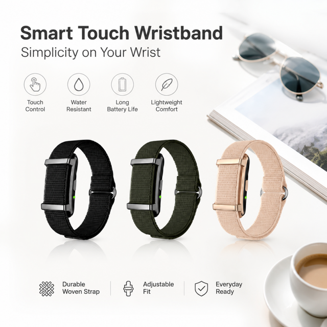 Smart Electronic Bracelet Fitness Tracker Temperature Monitoring Sleep Health Analysis IP67 Waterproof BT 5.4 AI Smart Features