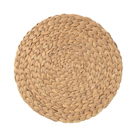 Ensemble de sets de table en jacinthe d'eau antidérapants et résistants à la chaleur de 35 cm (13,8 pouces) pour 6 personnes