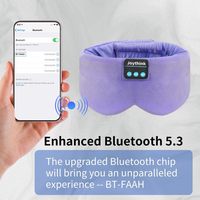 Sutra Mewah untuk Masker Tidur dengan Headphone Terintegrasi |   untuk Tidur Siang di Kantor saat Shift Malam Dapat Dibersihkan 100% Menghalangi Cahaya CE/FCC